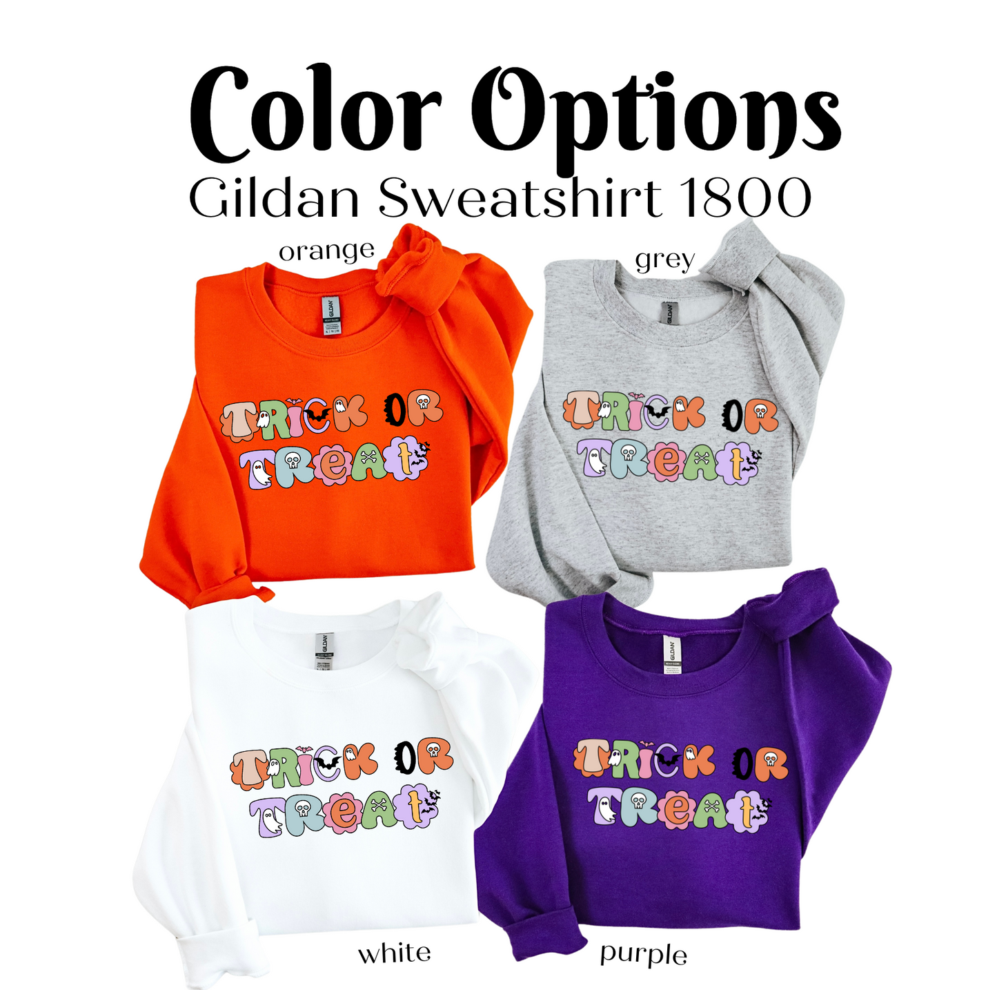 a group of children's shirts with the words, color options, and the