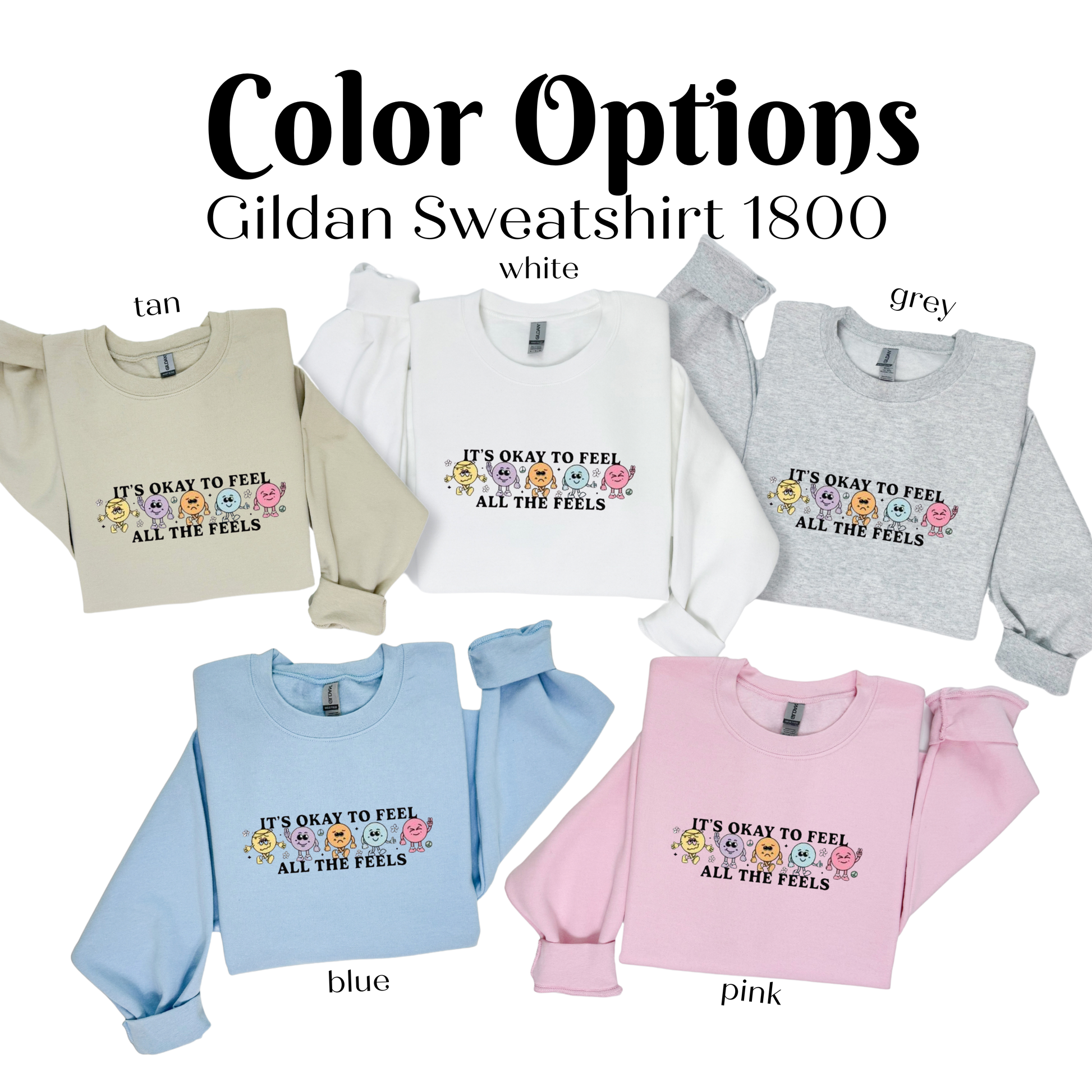 a group of sweaters with different sayings on them