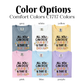 a group of t - shirts that say all you can do is color options