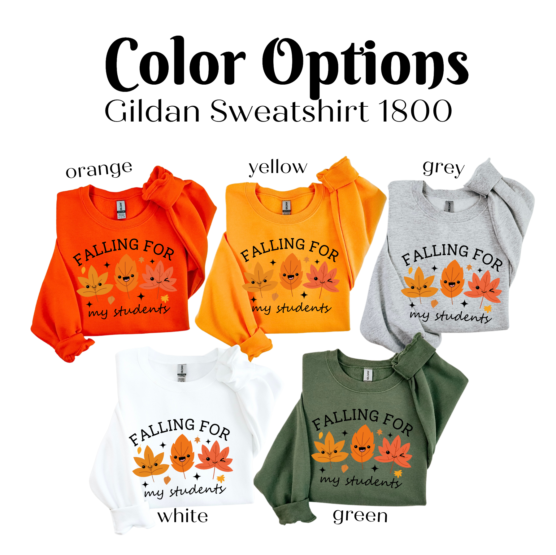 a group of children's clothing with different colors