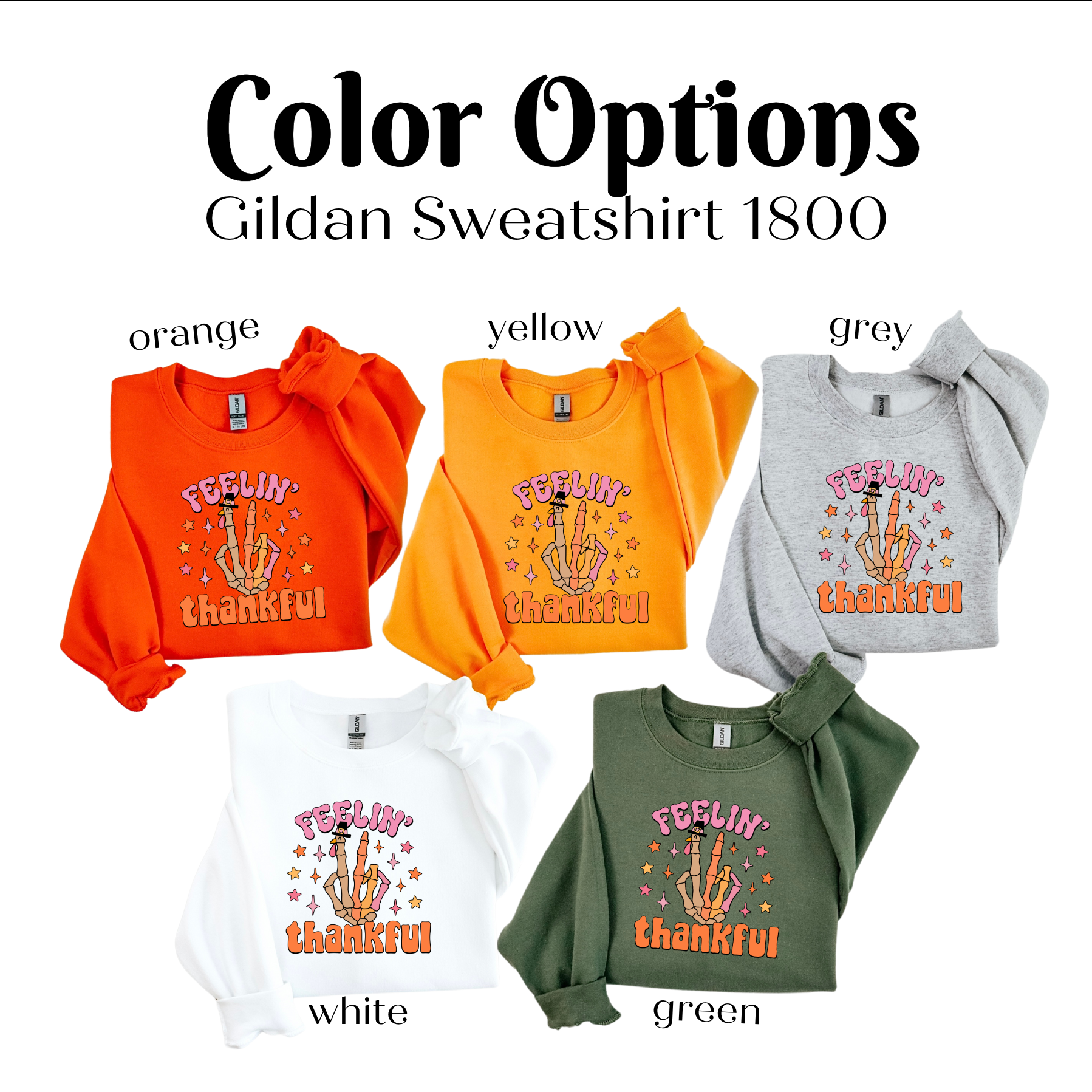 a group of children's shirts with different colors