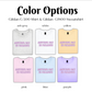 a group of t - shirts with the words color options on them