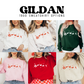 a group of women wearing sweaters with the words gilan on them